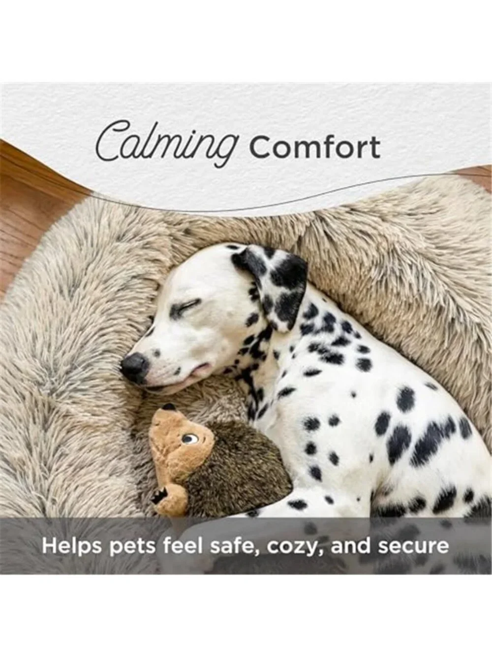 New The Original Calming Donut Dog Bed for Small Dogs